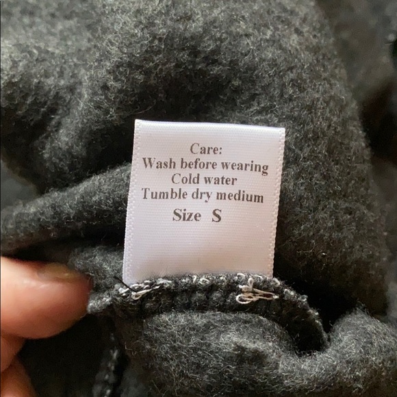 Rodarte “Radarte” Charcoal Hoodie Sweatshirt Sz S - Picture 4 of 6